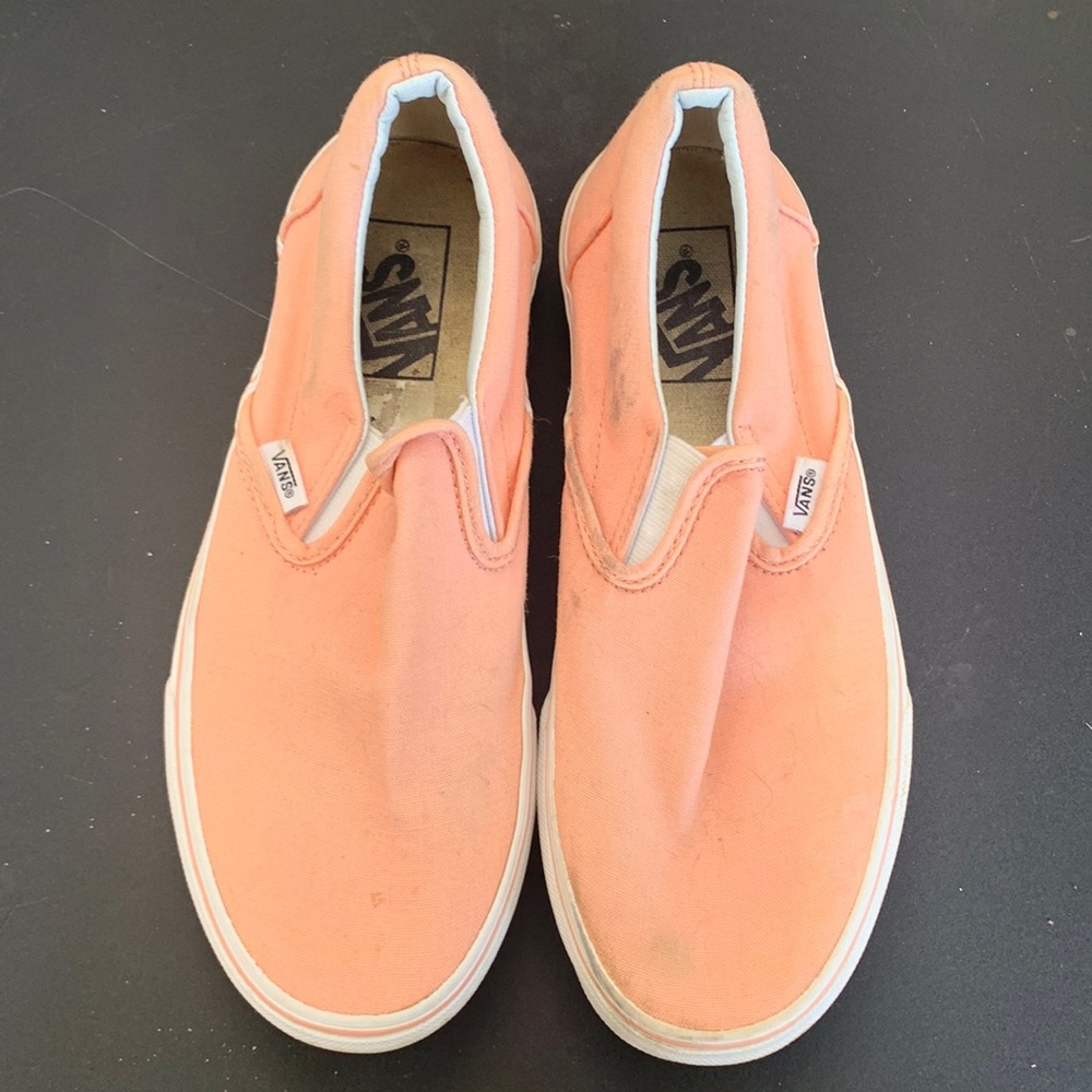 Vans | Light Pink Slip ons